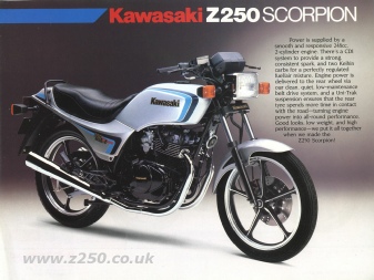 Kawasaki ER250-B1 sales Brochure