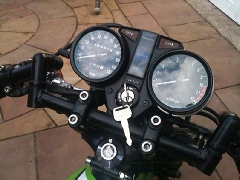 1979 Kawasaki Z250A1 instruments